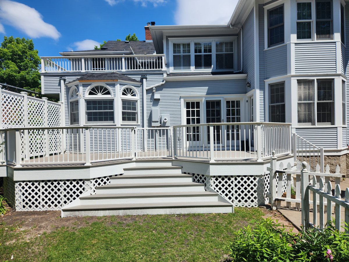 Beautifully handcrafted deck built by Home Visions Carpentry