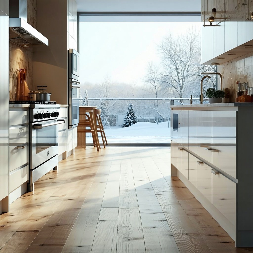 Kitchen Flooring for Cold Climates | Home Visions Carpentry